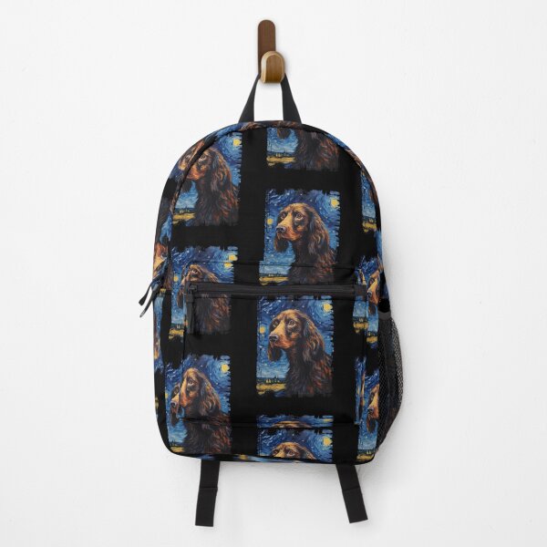 Item preview, Funny Field Spaniel Starry Night Illustration Mom Dad Kids designed and sold by rafaeltto.