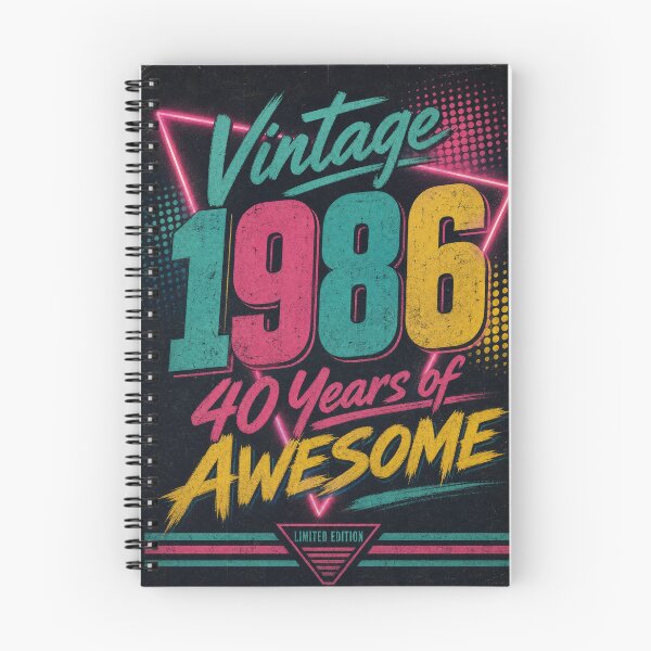 Item preview, Vintage 1986 40th Birthday Retro Neon – Limited Edition Since 1986 designed and sold by Jandedan.