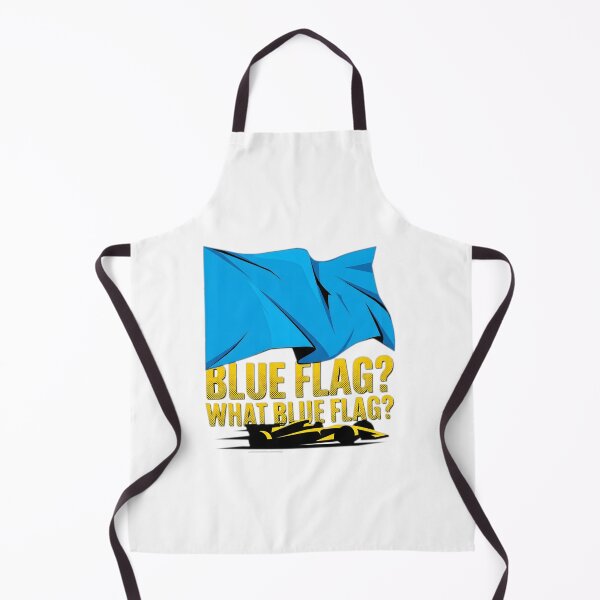 Item preview, Blue Flag Ignorer - Sim Racing Humor designed and sold by GarageGraphics.