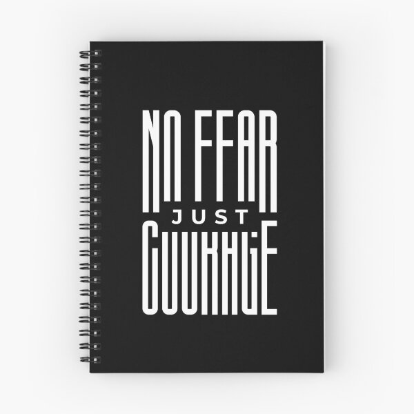 Item preview, No Fear Just Courage designed and sold by THE_OPULENCE.