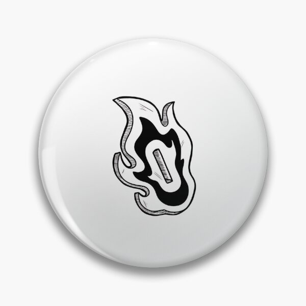 Item preview, Flame Hashira traditional tsuba handguard silhouette designed and sold by Deviantfant.