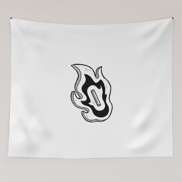 Item preview, Flame Hashira traditional tsuba handguard silhouette designed and sold by Deviantfant.