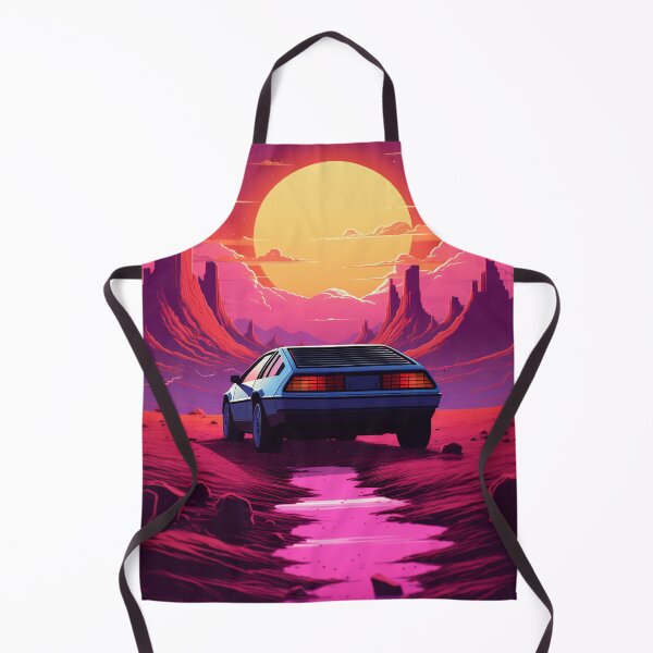 Item preview, The futuristic retro landscape of the 80s. Illustration of the moon and car in retro style. Suitable for the design of the 80s style designed and sold by anytka.
