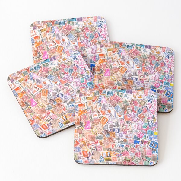 Item preview, Tons Of Postage Stamps designed and sold by collageDP.