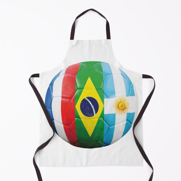Item preview, Football (soccer) in the colours of the French, Brazilian and Argentinian national teams designed and sold by Alan-David.