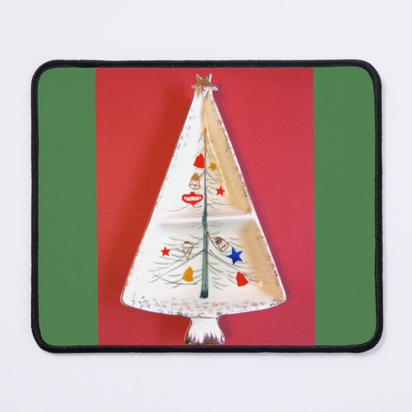 Item preview, Retro Christmas Tree Dish designed and sold by collageDP.