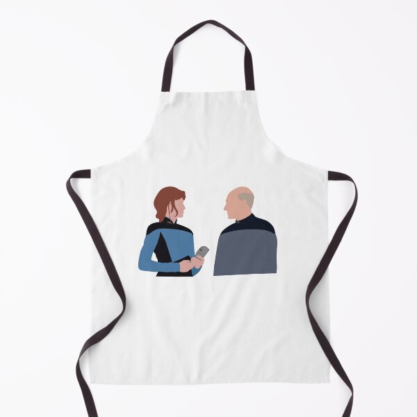 Item preview, Jean Luc Picard and Beverley Crusher Faceless Art designed and sold by RoseDesigns05.
