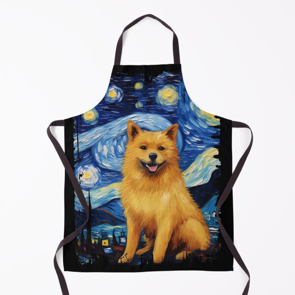Item preview, Funny Finnish Spitz Starry Night Illustration Mom Dad Kids designed and sold by rafaeltto.