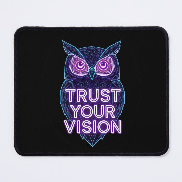 Item preview, Trust Your Vision Neon Owl Gift For Him Graduation Gift designed and sold by PixelQ.