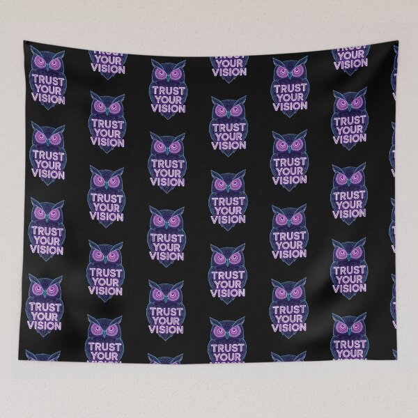 Item preview, Trust Your Vision Neon Owl Gift For Him Graduation Gift designed and sold by PixelQ.