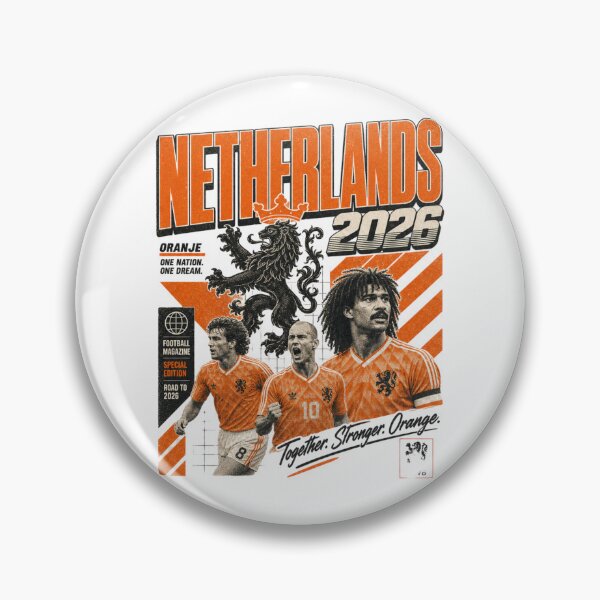 Item preview, Netherlands 2026 Football World Cup Glory | Oranje Fan Supporter Shirt designed and sold by rushaib.