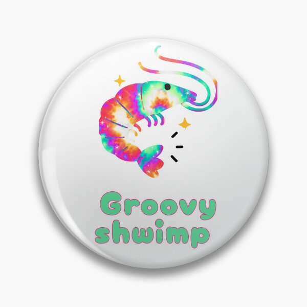 Item preview, Groovy Shwimp (transparent) designed and sold by Shrimps N Stuff.