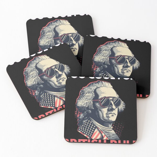 Item preview, Too Cool For British Rule George Washington 4th of July Meme T-Shirt designed and sold by FizjoHed.