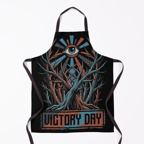 Item preview, Surreal Victory Day Folk Horror Eye Propaganda Print designed and sold by EKHOAISTORE.
