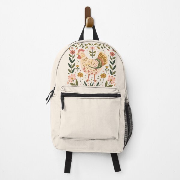 Item preview, Scandinavian Folk Art, Floral Chicken designed and sold by xiao xuans.