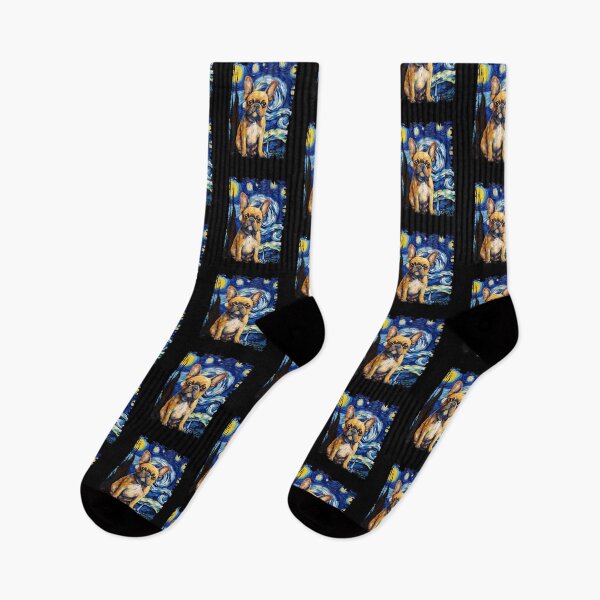 Item preview, Funny French Bulldog Starry Night Illustration Mom Dad Kids designed and sold by rafaeltto.