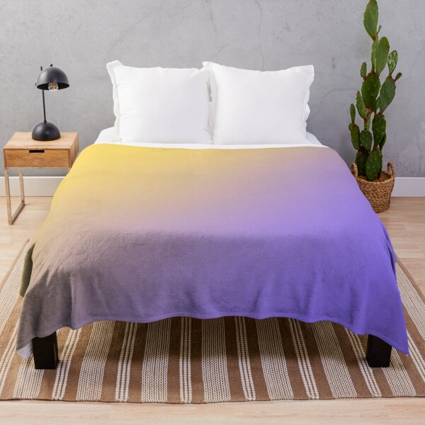 Item preview, Aesthetic Sunrise Gradient - Soft Beige, Lavender Purple & Golden Yellow designed and sold by Kodexstore.