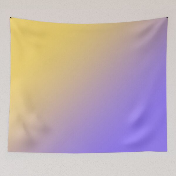 Item preview, Aesthetic Sunrise Gradient - Soft Beige, Lavender Purple & Golden Yellow designed and sold by Kodexstore.