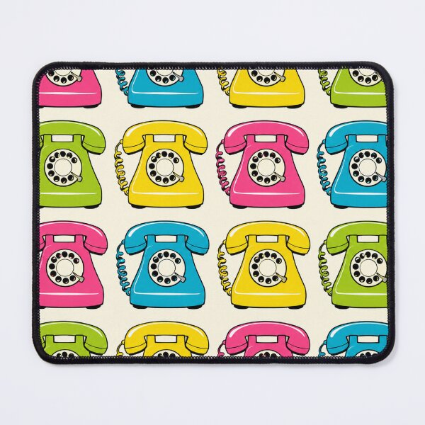 Item preview, Retro Colorful Rotary Telephone Pattern designed and sold by Owcomm.