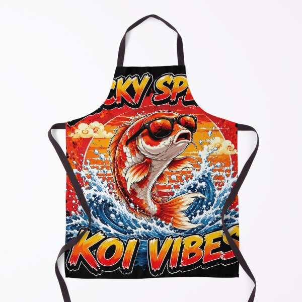 Item preview, Lucky Splash Koi Vibes Colorful Koi Fish Cartoon T-Shirt designed and sold by M.Store.