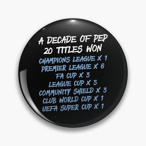 Item preview, A Decade of Pep Guardiola designed and sold by abihooper.