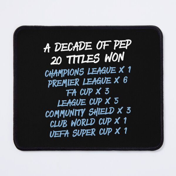 Item preview, A Decade of Pep Guardiola designed and sold by abihooper.
