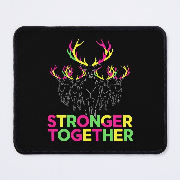 Item preview, Unique Team Building Gift for Boss — Stronger Together Neon Art designed and sold by PixelQ.