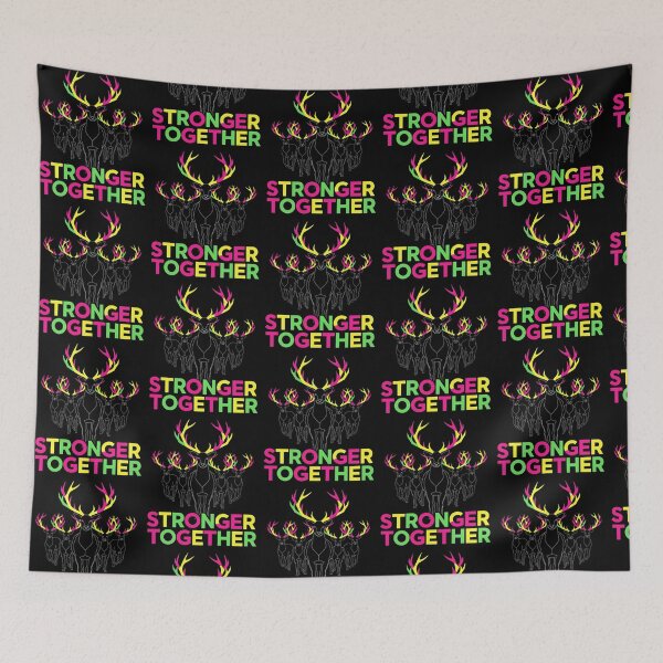 Item preview, Unique Team Building Gift for Boss — Stronger Together Neon Art designed and sold by PixelQ.