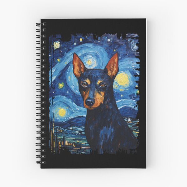Item preview, Funny German Pinscher Starry Night Illustration Mom Dad Kids designed and sold by rafaeltto.