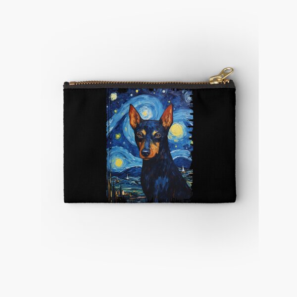 Item preview, Funny German Pinscher Starry Night Illustration Mom Dad Kids designed and sold by rafaeltto.
