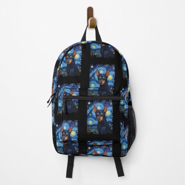 Item preview, Funny German Pinscher Starry Night Illustration Mom Dad Kids designed and sold by rafaeltto.
