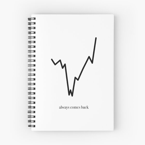 Item preview, Always Comes Back Trading T-Shirt | Stock Market Chart | Trader Gift designed and sold by FluxControl.