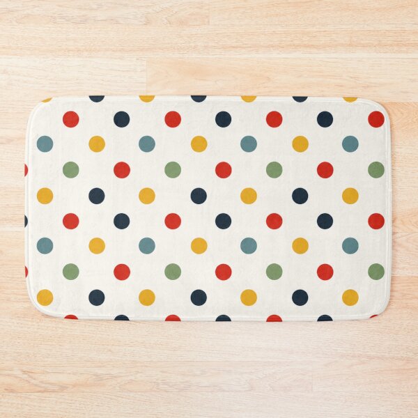 Item preview, Retro Rainbow Polka Dot Pattern, Colorful Mid Century Modern Dots, Fun Minimalist Seamless Pattern, Playful Geometric Design designed and sold by KishShop.