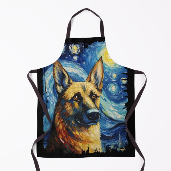 Item preview, Funny German Shepherd Starry Night Illustration Mom Dad Kids designed and sold by rafaeltto.