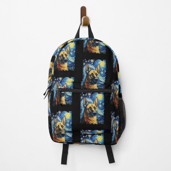 Item preview, Funny German Shepherd Starry Night Illustration Mom Dad Kids designed and sold by rafaeltto.