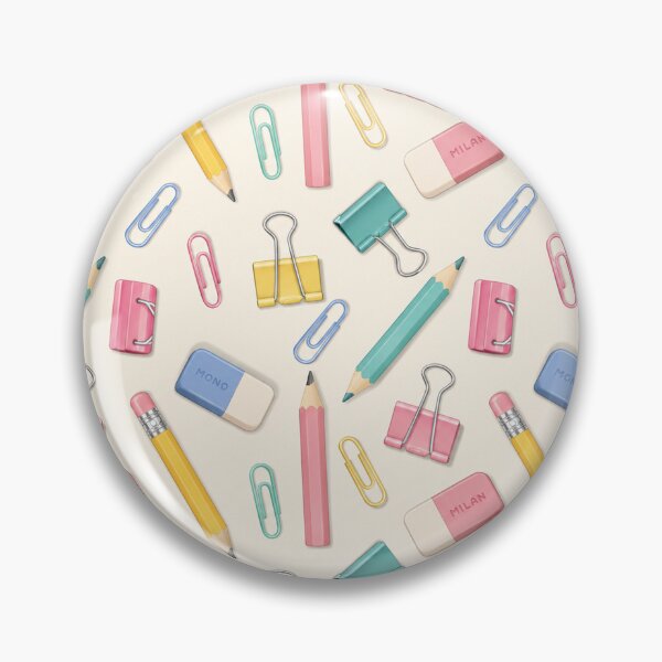 Item preview, School Supplies Pattern designed and sold by Owcomm.