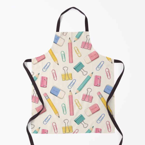 Item preview, School Supplies Pattern designed and sold by Owcomm.
