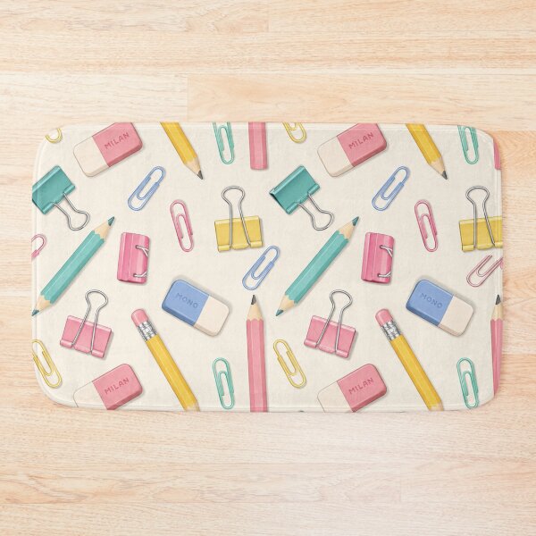 Item preview, School Supplies Pattern designed and sold by Owcomm.