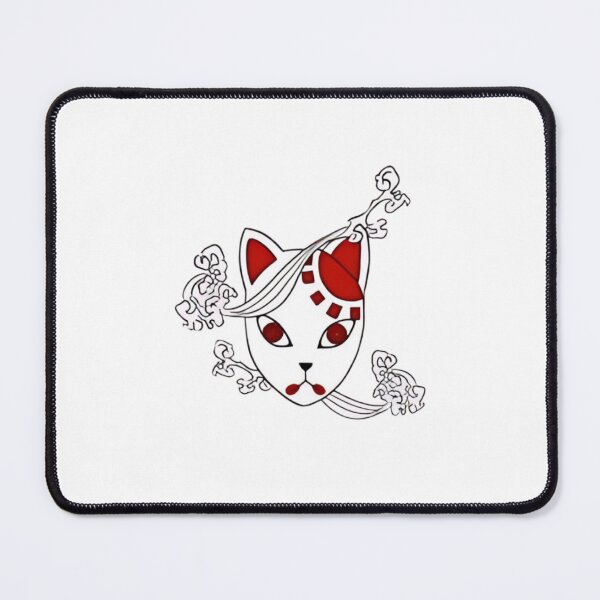 Item preview, Warding kitsune fox mask decorated with red sunburst patterns designed and sold by Deviantfant.