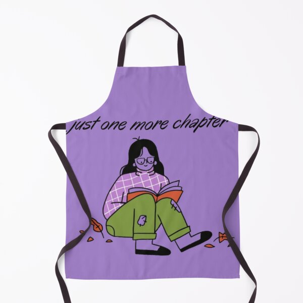 Item preview, Just One More Chapter Cute Girl Reading a Book Autum Aesthetic designed and sold by FikraS.