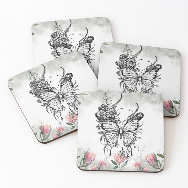 Item preview, The Slate Botanical Butterfly: Studio Edition (FOTF #4) designed and sold by Bloom Theory.