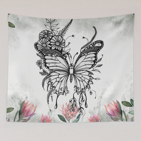 Item preview, The Slate Botanical Butterfly: Studio Edition (FOTF #4) designed and sold by Bloom Theory.