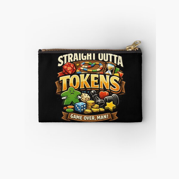 Item preview, Straight Outta Tokens – Board Game Night Funny Gamer designed and sold by SidTastic .