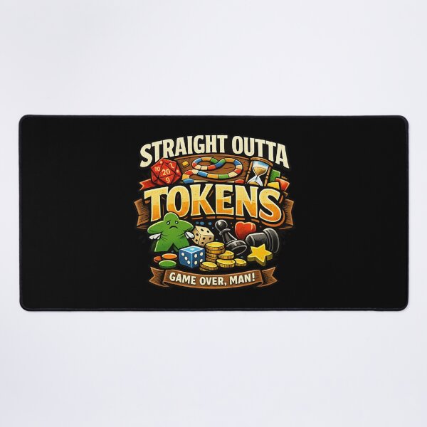 Item preview, Straight Outta Tokens – Board Game Night Funny Gamer designed and sold by SidTastic .