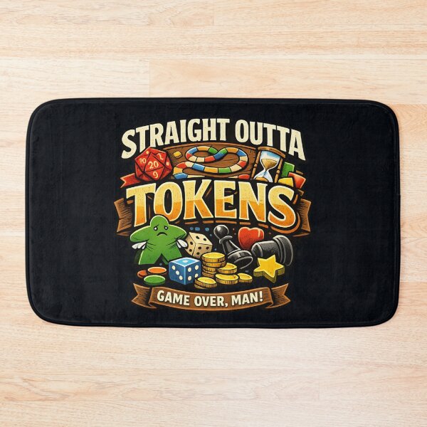 Item preview, Straight Outta Tokens – Board Game Night Funny Gamer designed and sold by SidTastic .