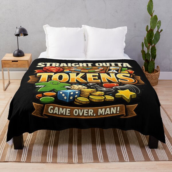 Item preview, Straight Outta Tokens – Board Game Night Funny Gamer designed and sold by SidTastic .