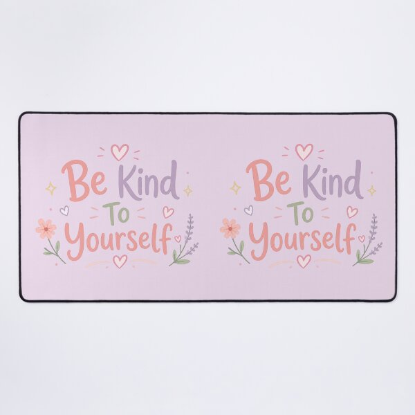 Item preview, Be Kind To Yourself Cute Motivational Quote | Pastel Self Love Aesthetic Design designed and sold by Sanika arts .