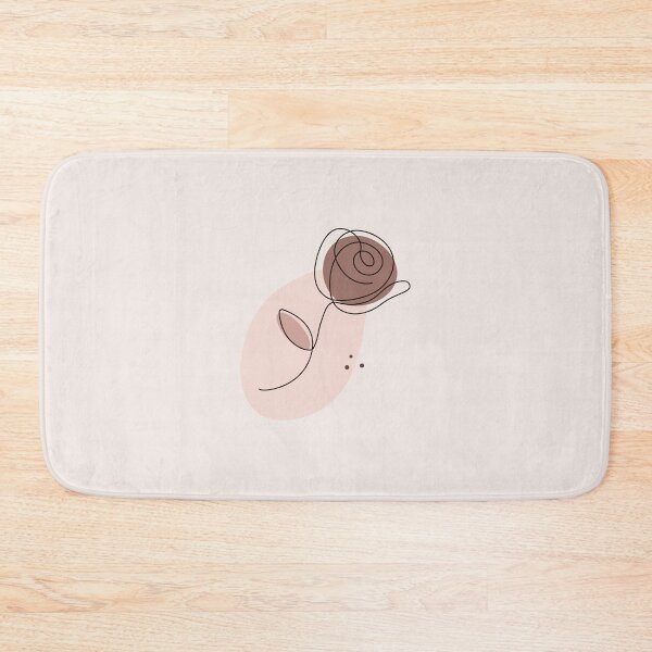 Item preview, Minimalist Beige Rose One Line Botanical Art Design designed and sold by CozyLittleShop.