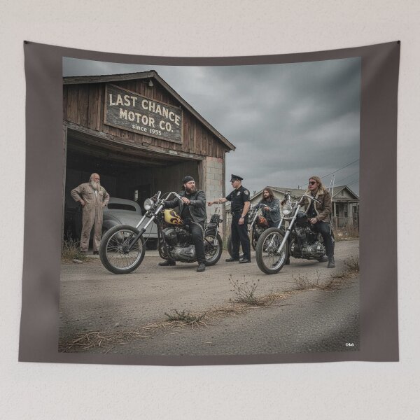 Item preview, BIKERS Los angeles suburb 1967  designed and sold by VERYOLDROAD BY AXTON BROWNING .