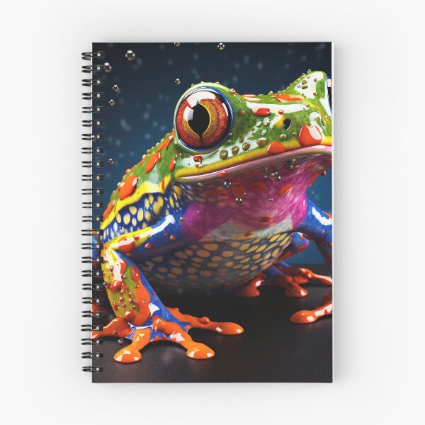 Item preview, Poison vivid color frog. Poisonous animal of tropical rainforest. Pet in terrarium designed and sold by anytka.